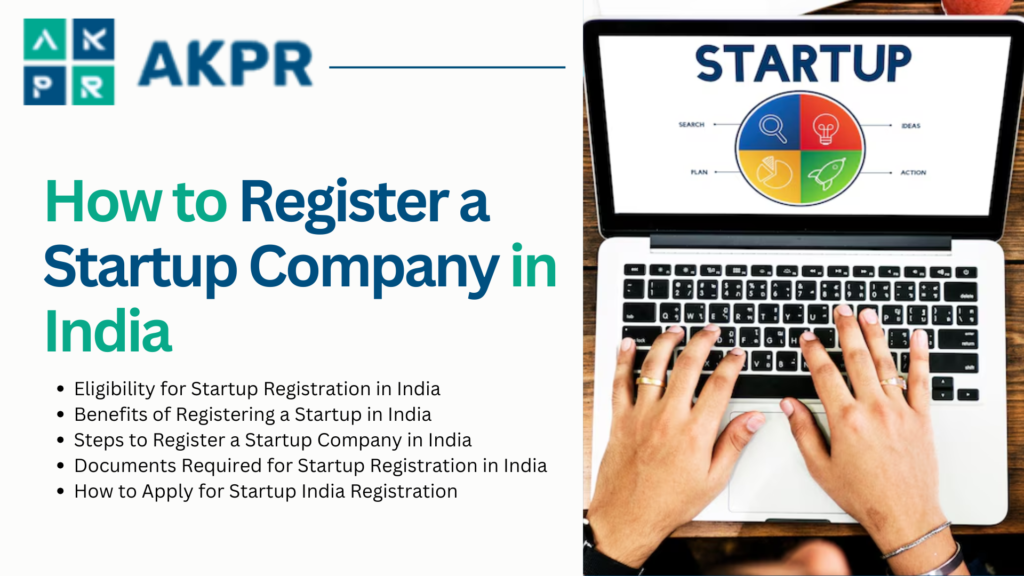 How to Register a Startup Company in India