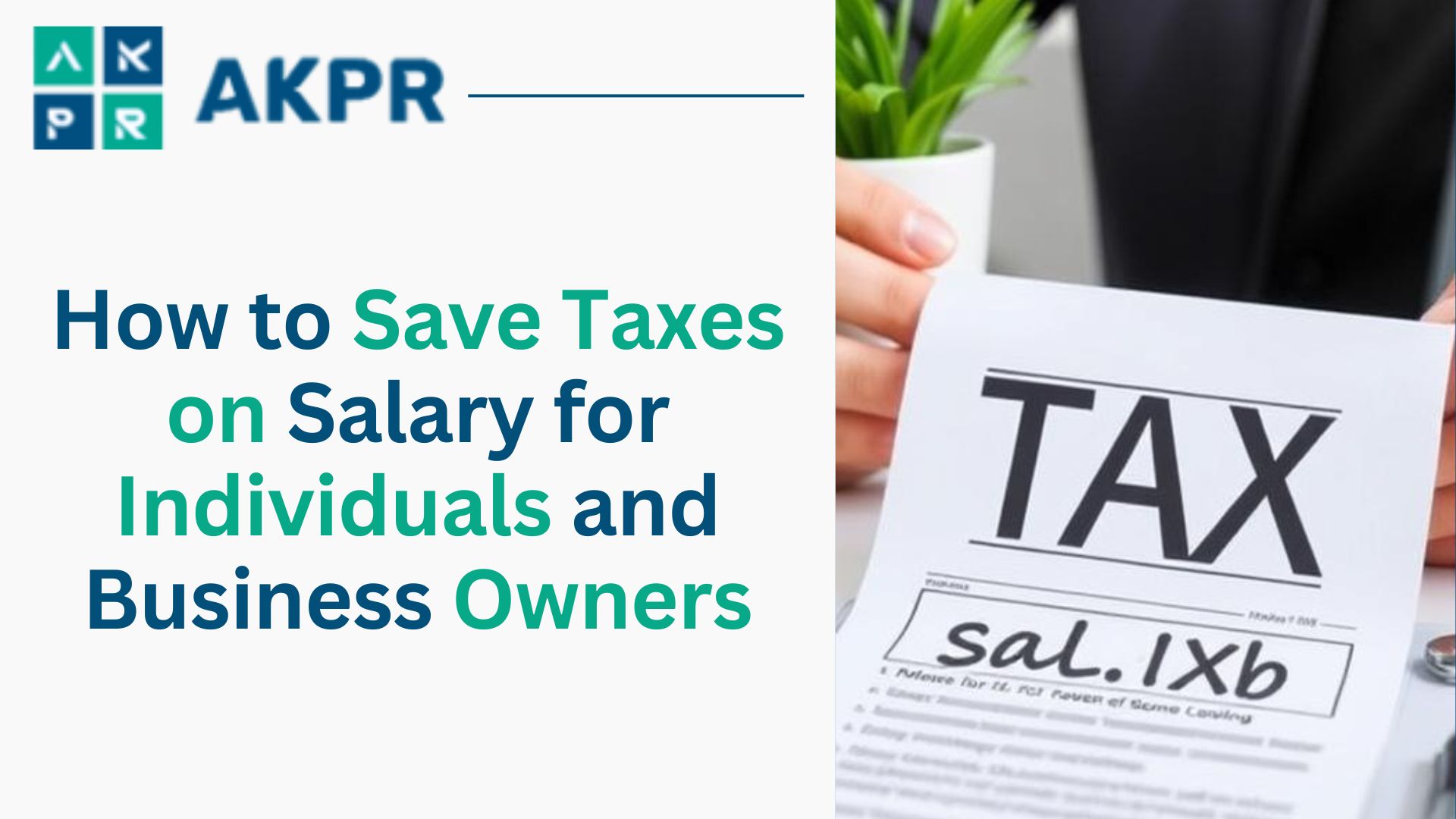 10 Easy Tips How to Save Tax on Salary for Person and Business Owners ...